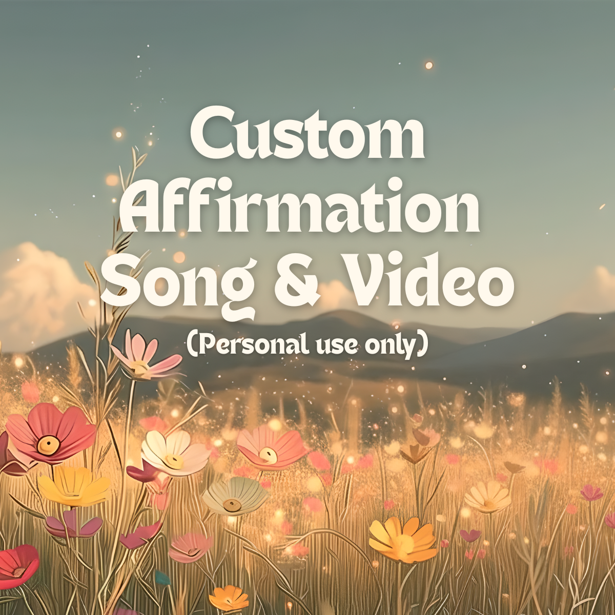 Your Own Custom Manifestation Song + Video ✨ AI Healing Music with Personal Affirmations